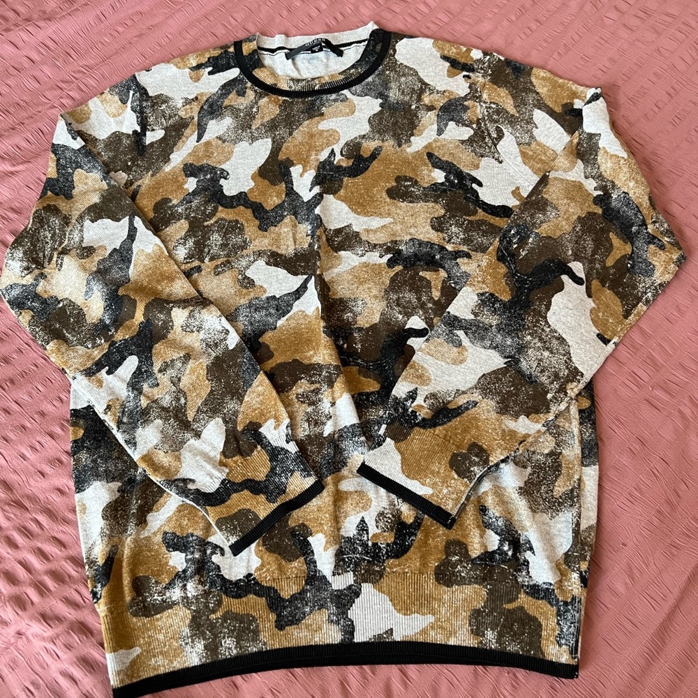 GUESS Camo Sweater